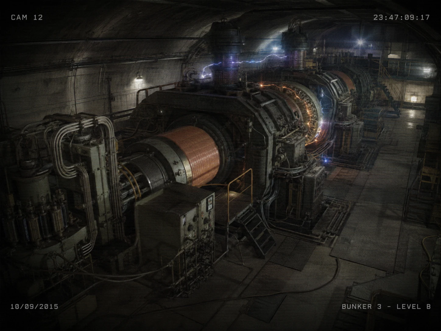 Industrial generator vault
